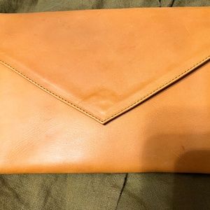 NWT  ABLE Cognac Tigist Clutch